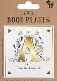 Letter Book Plates Letter A