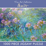 Fine Art collection MONET AGAPANTHUS 1000 PIECE JIGSAW PUZZLE