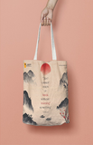 You Cannot Open a Book Cotton Printed Tote Bag