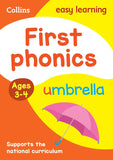 First Phonics Ages 3-4: Ideal for Home Learning (Collins Easy Learning Preschool)
