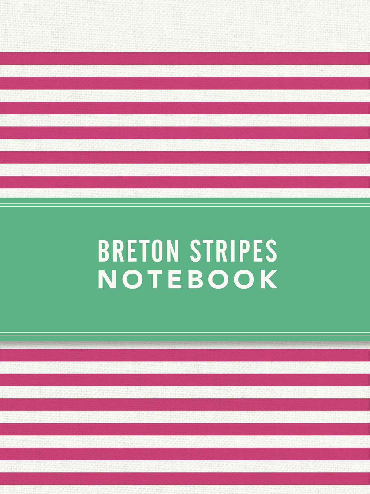 Breton Stripes Hot Pink (Notebooks)