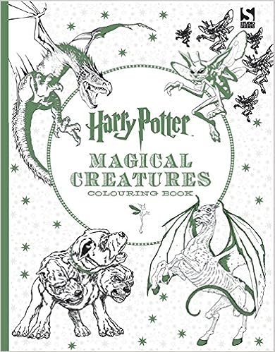 Harry Potter Magical Creatures Colouring Book (Adult Coloring)