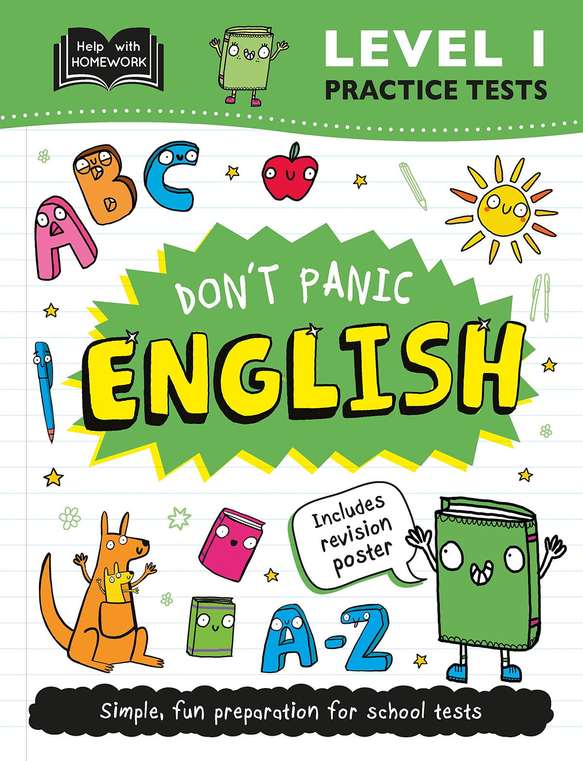 Level 1 Practice Tests: Don't Panic English (Help With Homework)