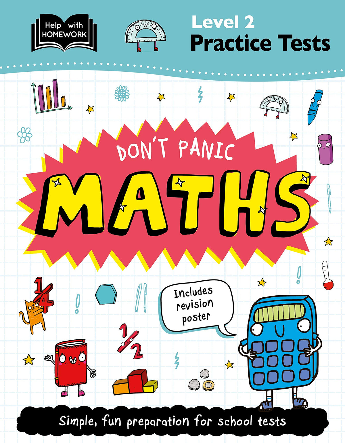 Level 2 Practice Tests: Don't Panic Maths (Help With Homework)