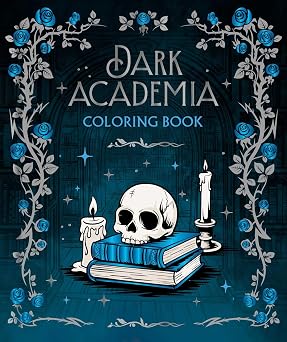 Dark Academia Coloring Book