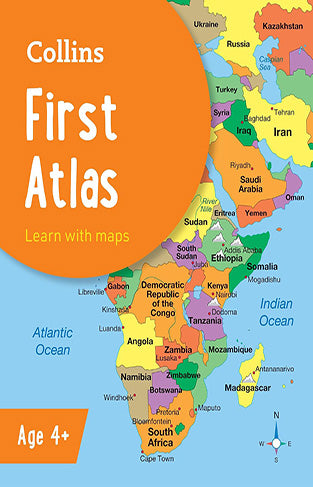 Collins First Atlas: Ideal for learning at school and at home