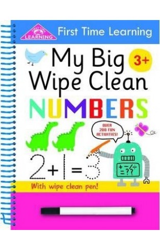 First Time Learning: My Big Wipe Clean- Numbers - Paperback