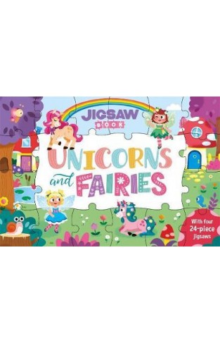 Jigsaw Book: Unicorn and Fairies