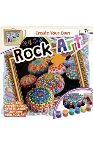 Rock Painting Kit - Neon