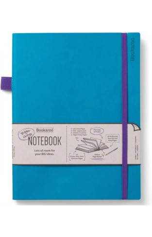 Bookaroo Bigger Things Notebook Journal  Turquoise