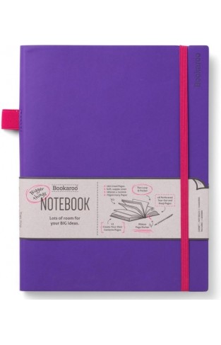 Bookaroo Bigger Things Notebook Journal   Purple