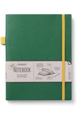 Bookaroo Bigger Things Notebook Journal   Forest Green