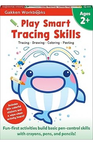 Play Smart Tracing Skills Age 2+: Preschool Activity Workbook with Stickers for Toddlers Ages 2, 3, 4