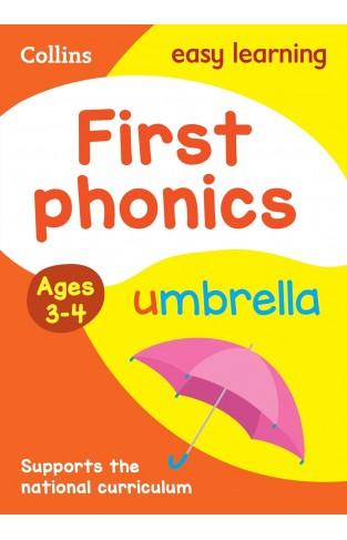 First Phonics Ages 3-4: Ideal for Home Learning (Collins Easy Learning Preschool)