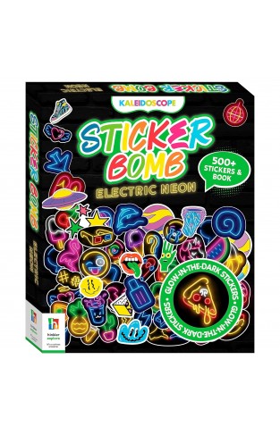 Electric Neon Kaleidoscope Sticker Bomb Kit