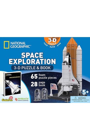 National Geographic Space Exploration: 3D Puzzle and Book