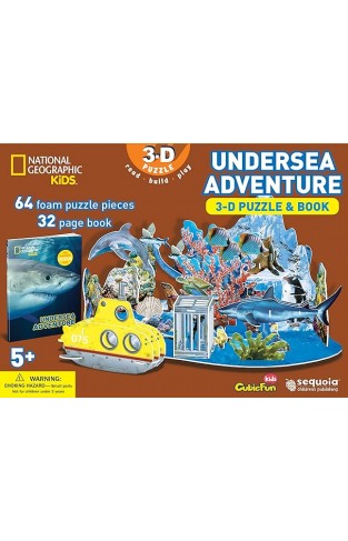 National Geographic Undersea - 3D Puzzle and Book