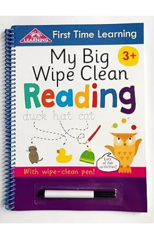 First Time Learning My Big Wipe Clean Reading