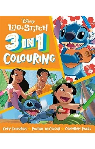 Disney Lilo & Stitch: 3 in 1 Colouring