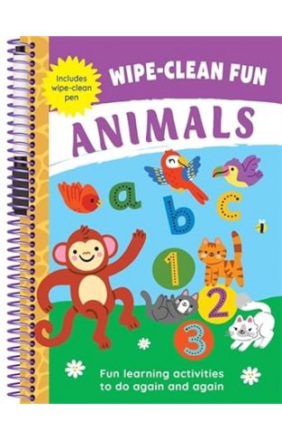 Wipe Clean Fun  Animals Fun Learning Spiral Wipe clean