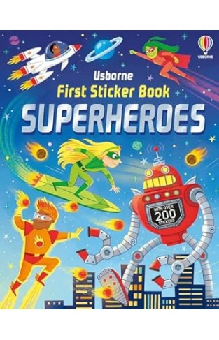 First Sticker Book Superheroes