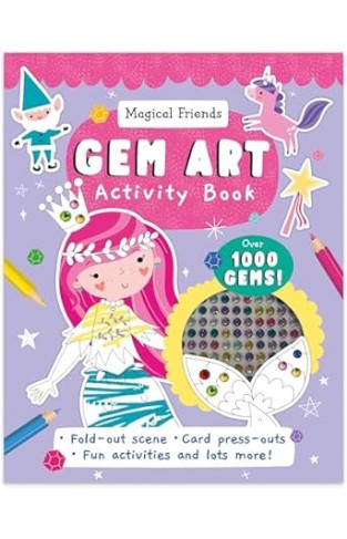 Gem Art Activity Book  Magical Friends