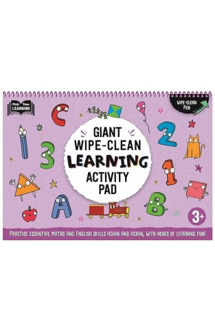 3 Giant Wipe Clean Learning  Activity Pad