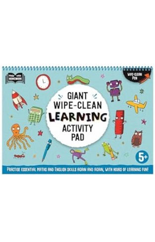 5 plus Giant Wipe Clean Learning Activity Pad