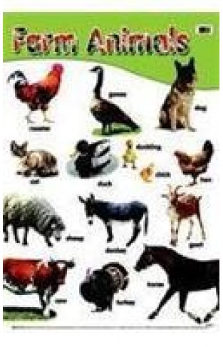 Farm Animals early learning posters