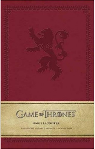 Game of Thrones House Lannister Ruled Pocket Journal